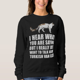 Turkish Van Cat Sweatshirt
