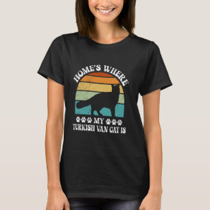 Turkish Van HOME'S WHERE MY TURKISH VAN IS Vintage T-Shirt