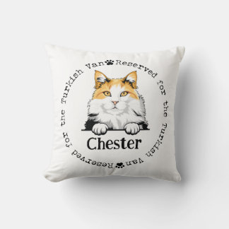 Turkish Van Reserved for the Cat Pillow - Custom