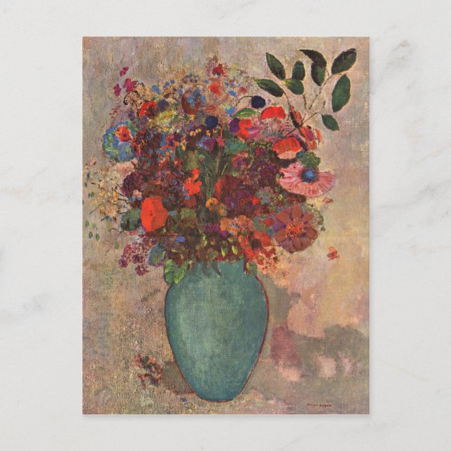 Turkish Vase by Bertrand-Jean Redon Postcard (Front)