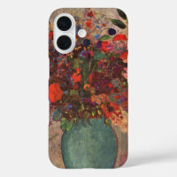 Turkish Vase by Odilon Redon, Vintage Flowers Art