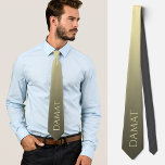 Turkish wedding elegant tie damat groom<br><div class="desc">Elevate Your Wedding Look with a Unique Custom Tie for turkish men Looking for a fun yet sophisticated way to complete your wedding outfit or add a humourous touch to your engagement or wedding photos? Check out our beautiful custom tie, featuring the word "damat" in a soft beige-yellow hue on...</div>