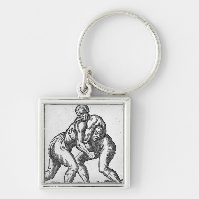 Turkish Wrestlers Key Ring (Front)