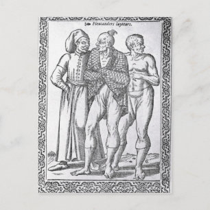Turkish Wrestlers Postcard