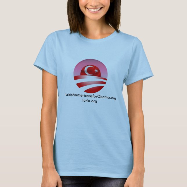 TurkishAmericansforObama.org T-Shirt (Front)