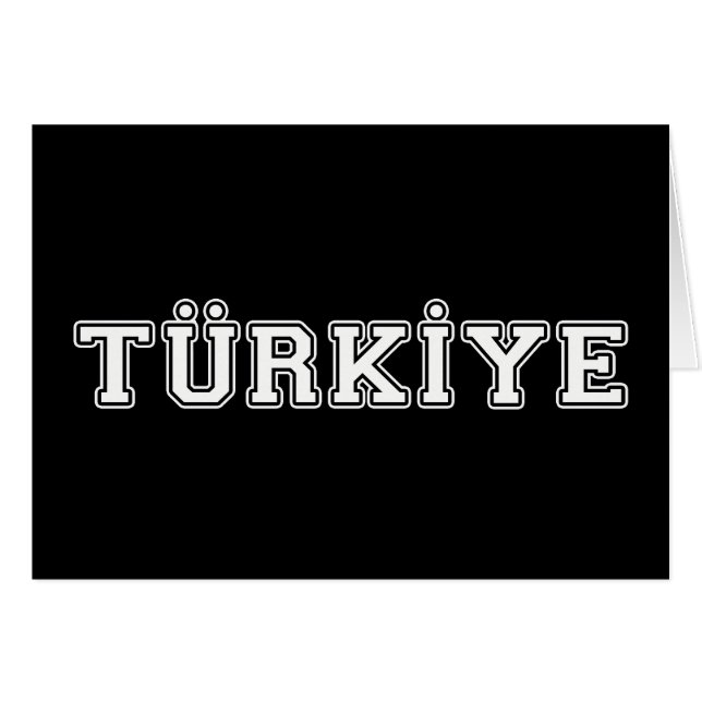 Türkiye (Front Horizontal)