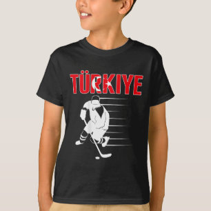 Turkiye Ice Hockey Lovers Jersey - Turkish Hockey  T-Shirt