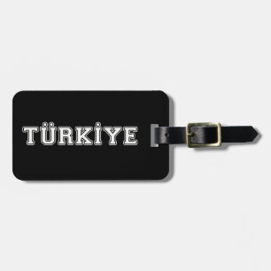 Türkiye Luggage Tag