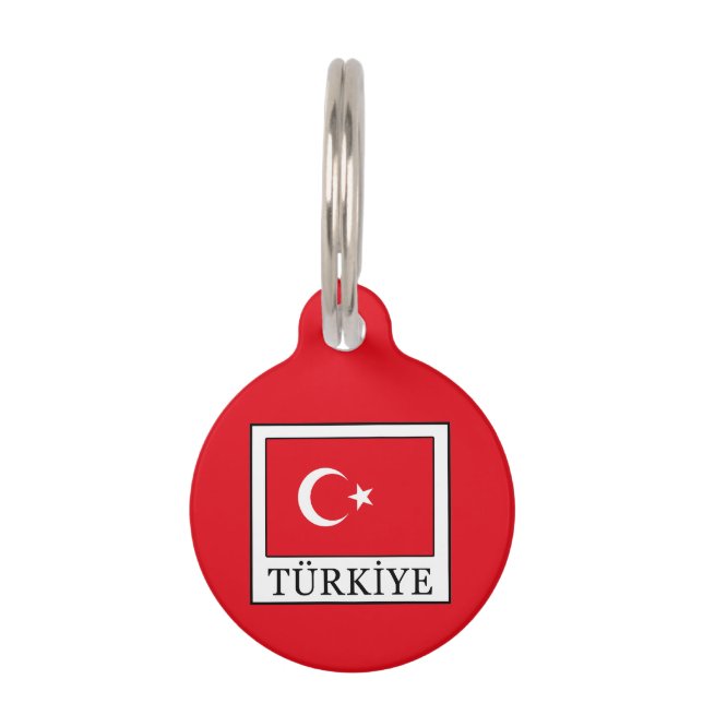 Türkiye Pet Tag (Front)