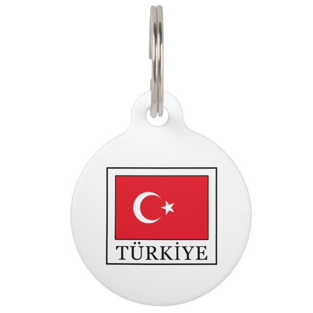 Türkiye Pet Tag (Front)