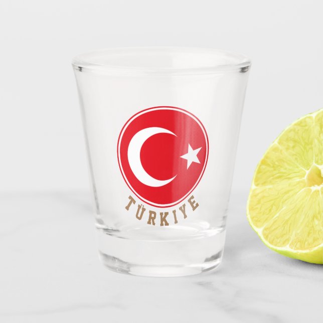 Türkiye Shot Glass (Front)