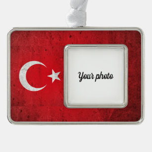 Turkiye Silver Plated Framed Ornament