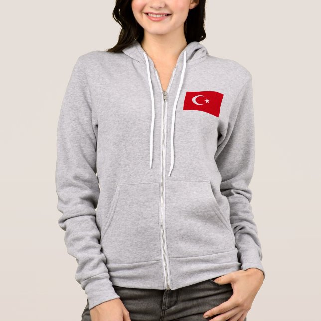 Türkiye - Turkey Flag Hoodie (Front)
