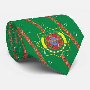 Turkmen Flag & Emblem, Flag of Turkmenistan Tie