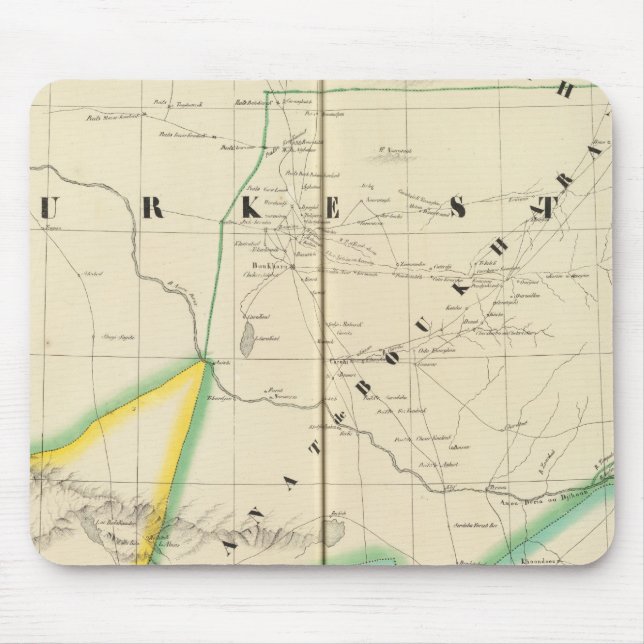 Turkmenistan Asia 54 Mouse Pad (Front)
