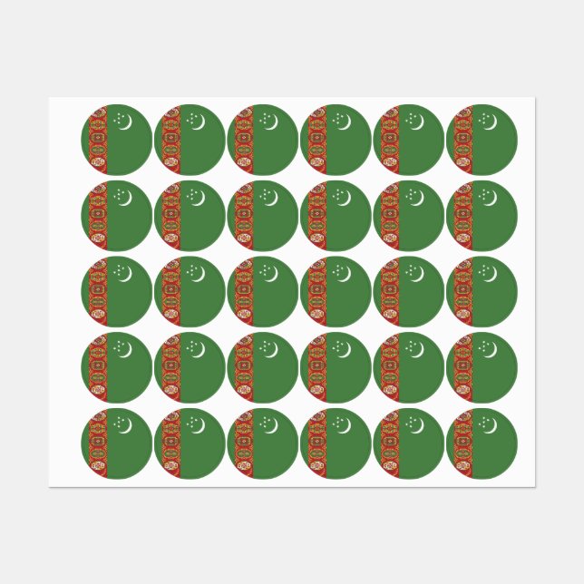 Turkmenistan flag (Sheet)