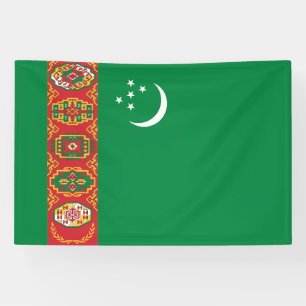 Turkmenistan Flag Banner