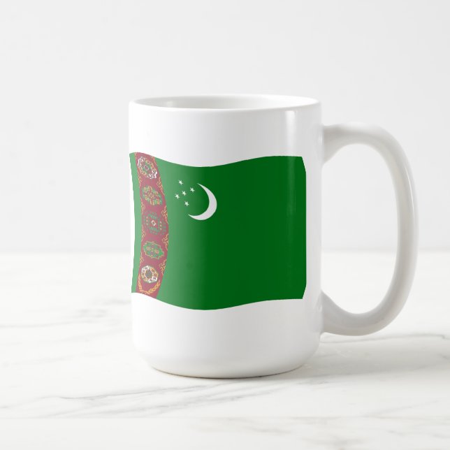 Turkmenistan Flag Mug (Right)