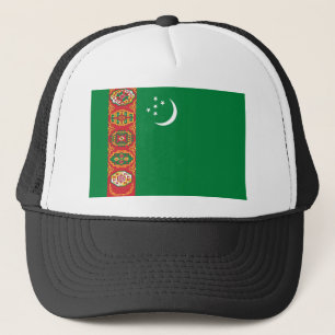 Turkmenistan Flag Trucker Hat