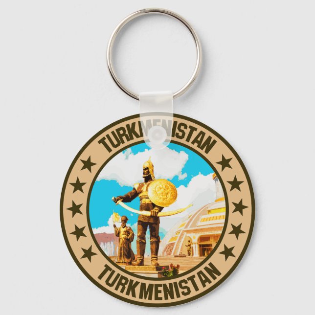 Turkmenistan                                       key ring (Front)