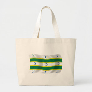 Turkmens Flag Tote Bag