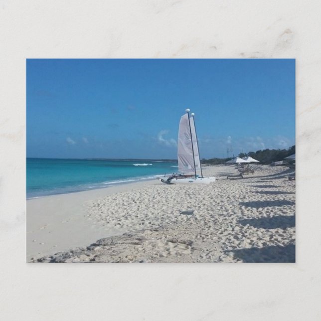 Turks and Caicos Beach Postcard (Front)