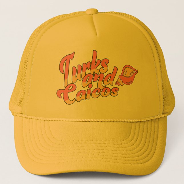 Turks and Caicos Conch Trucker Hat (Front)