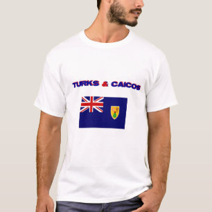 Turks and Caicos Flag T-Shirt