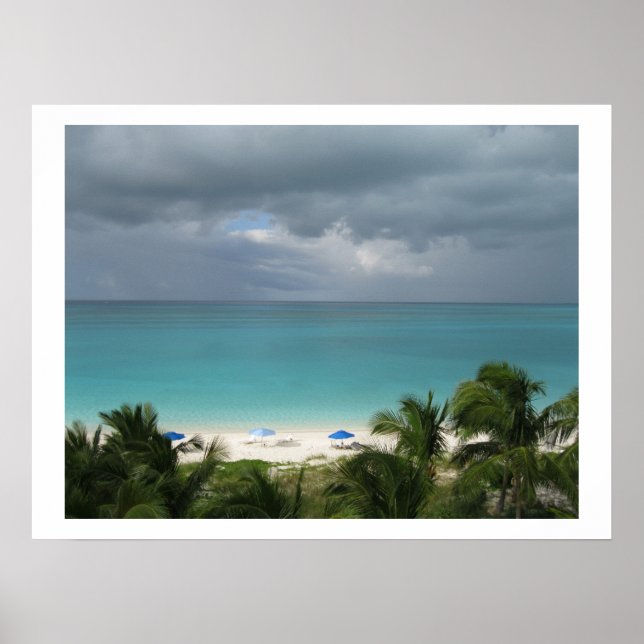 Turks and Caicos Grace Bay Dream Beach Poster (Front)
