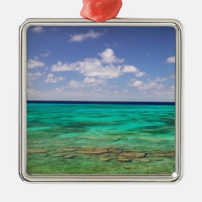 Turks and Caicos, Grand Turk Island, Cockburn 3 Metal Tree Decoration (Front)