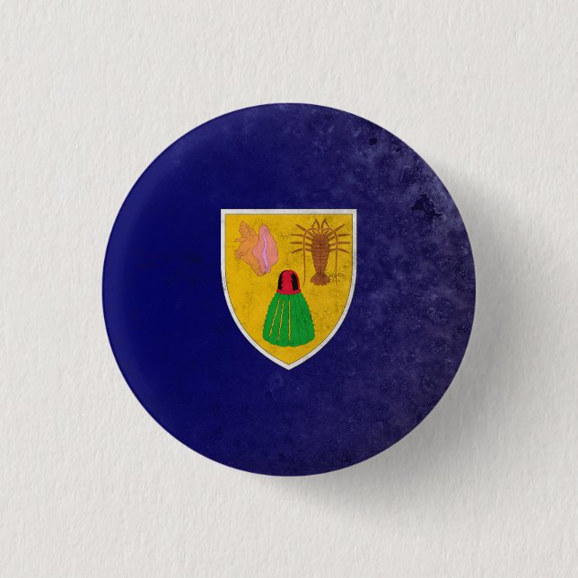 Turks and Caicos Islands 3 Cm Round Badge (Front)