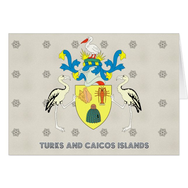 Turks and caicos islands coat of arms (Front Horizontal)