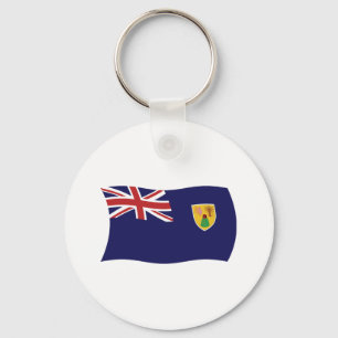 Turks And Caicos Islands Flag Keychain
