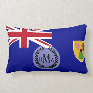Turks and Caicos Islands Flag Lumbar Cushion