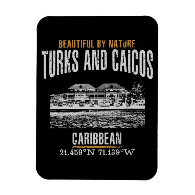 Turks and Caicos Islands Magnet (Vertical)
