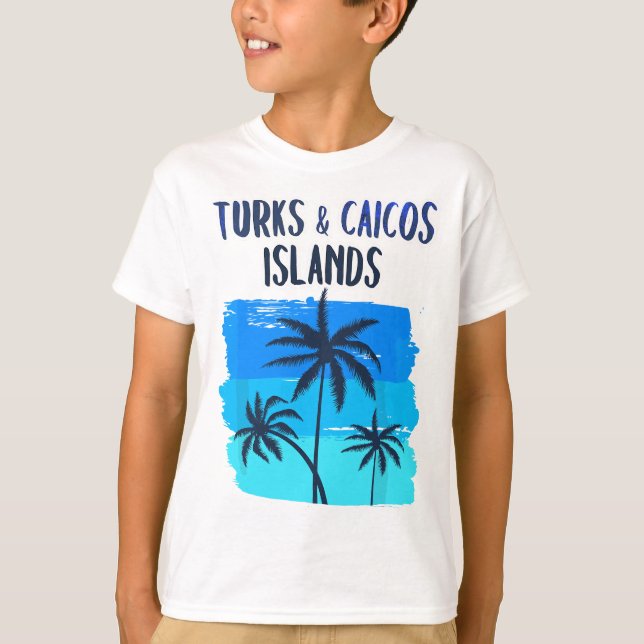 Turks And Caicos Islands Vacation Souvenir Graphic T-Shirt (Front)