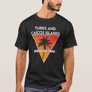 Turks And Caicos Islands With Sunny Colours T-Shirt