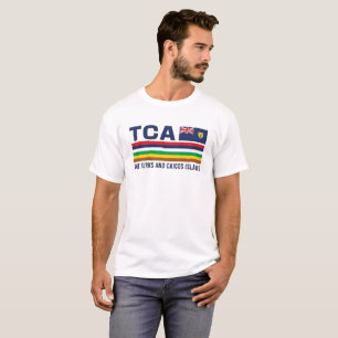 Turks and Caicos ISO Alpha 3 Design T-Shirt