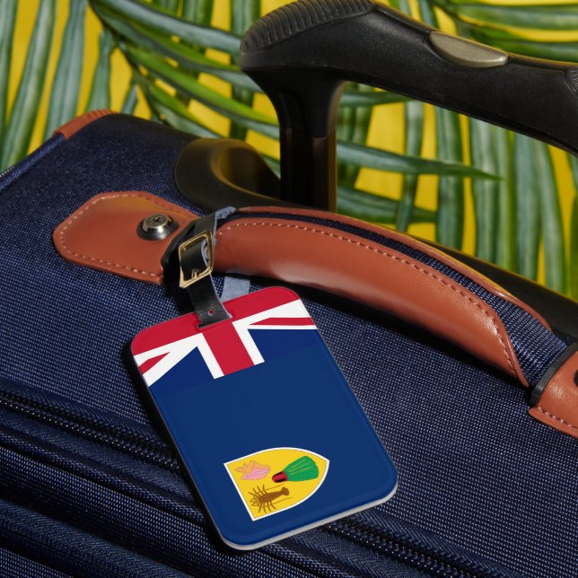 Turks and Caicos Luggage Tag (Front Insitu 1)
