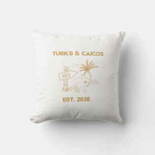 Turks and Caicos Luxury Resort Wear Travel Cushion