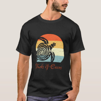 Turks Caicos Caribbean Sea Turtle Vacation T-Shirt