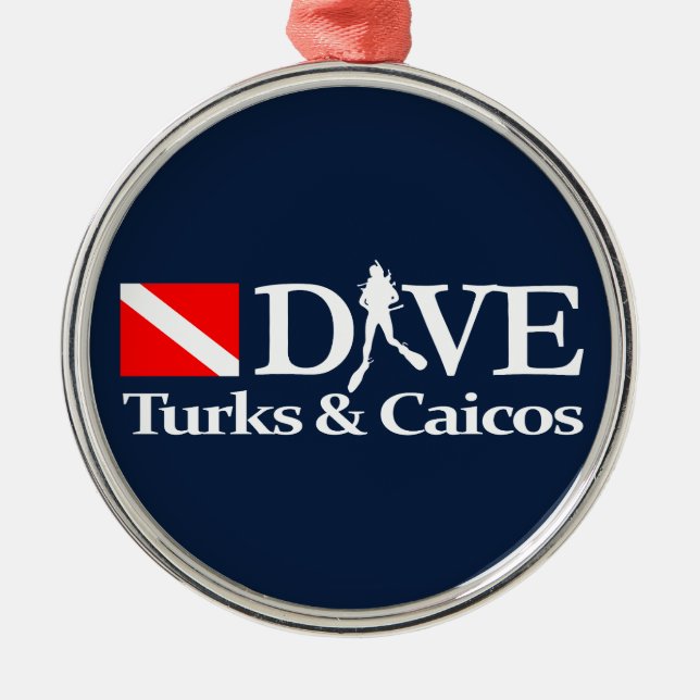 Turks & Caicos DV4 Metal Tree Decoration (Front)