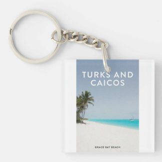 Turks Caicos Grace Bay Dream Key Ring