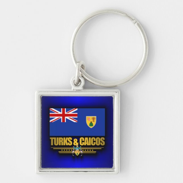 Turks & Caicos Pride Key Ring (Front)