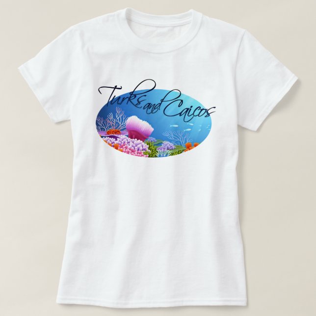 Turks & Caicos reef T-Shirt (Design Front)
