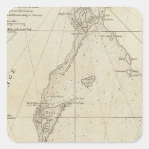 Turks Islands Square Sticker