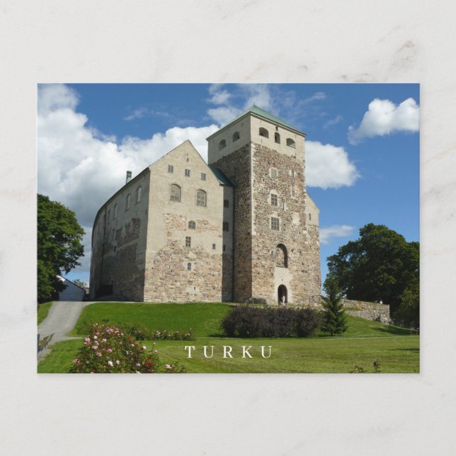 Turku Castle view postcard (Front)