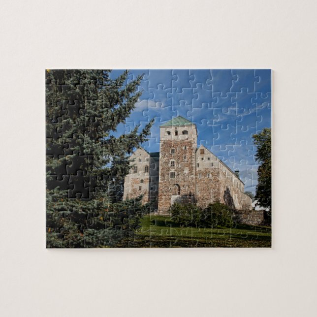 Turku, Finland, ancient Turun Linna Castle, a Jigsaw Puzzle (Horizontal)