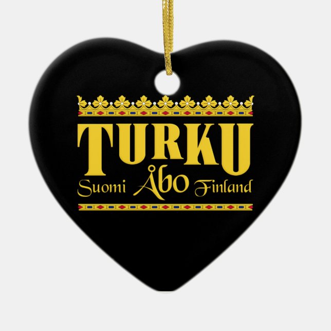 Turku Finland ornament (Front)