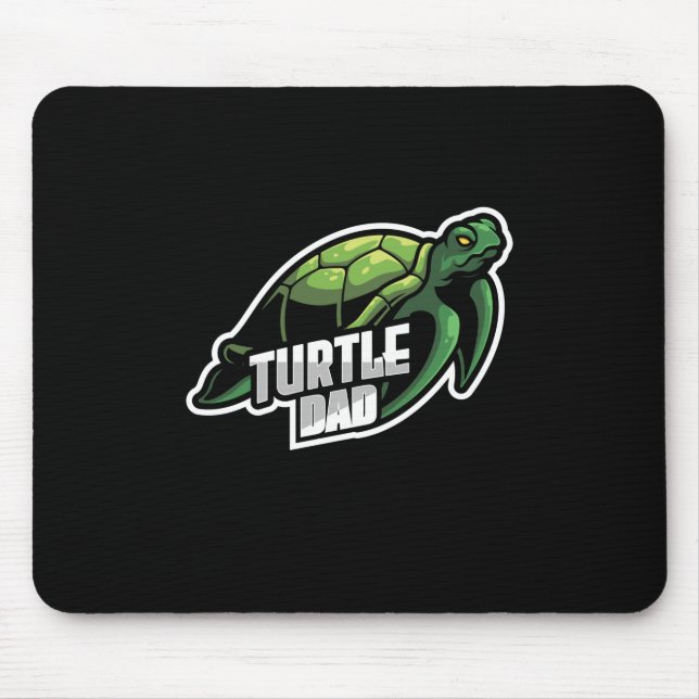 Turlte Lover | Turtle Dad Mouse Pad (Front)